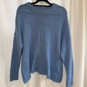 Aerie blue crew sweater